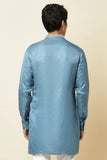 BLUE EMBROIDERED KURTA