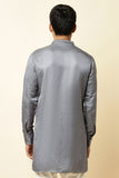 GREY EMBROIDERED KURTA