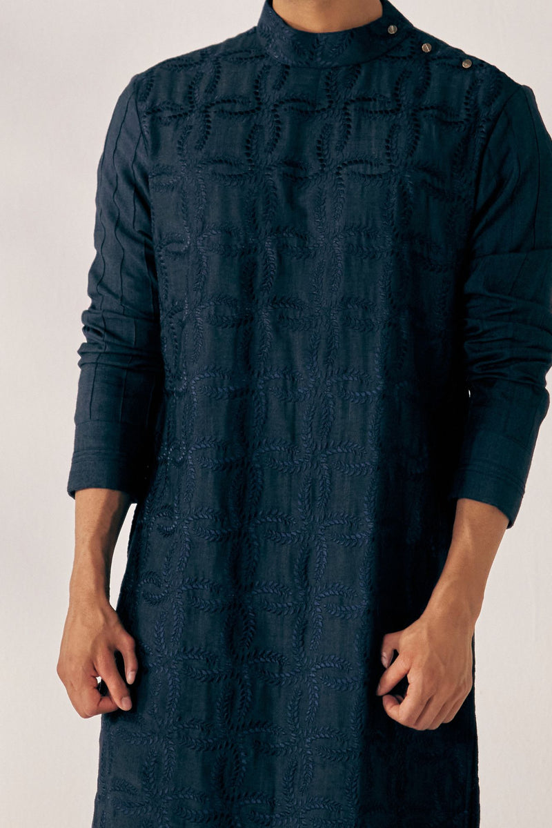 MIDNIGHT BLUE KURTA SET