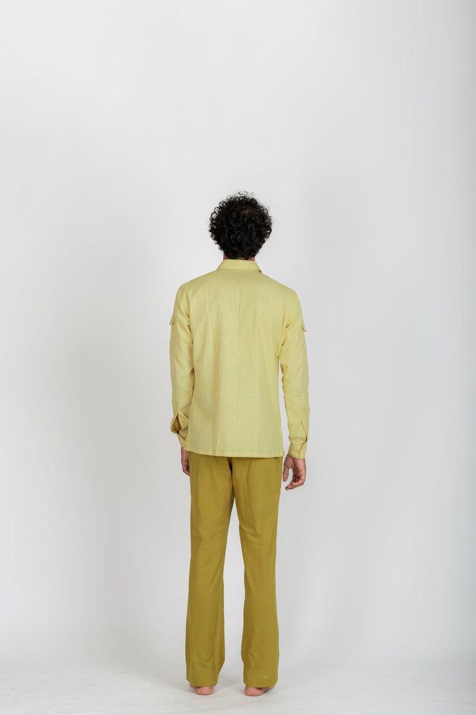 SANDSTONE ZIP UP SHIRT