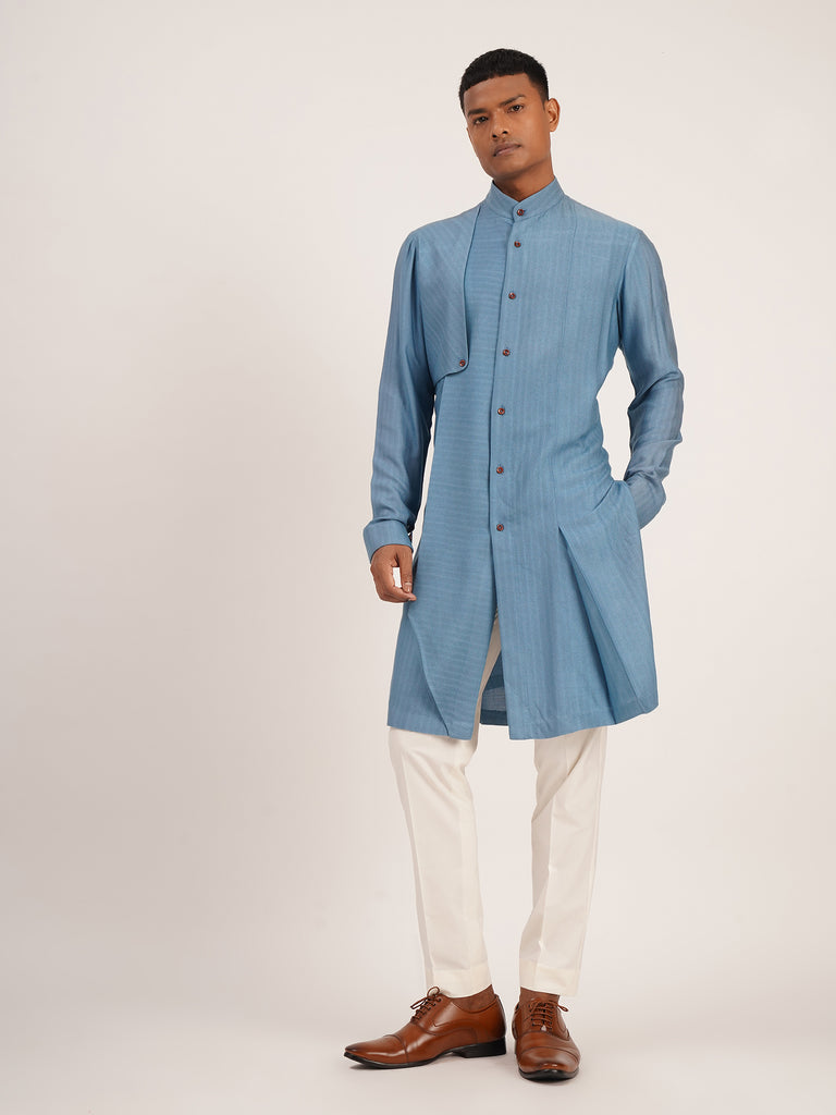 TRENCH STYLE KURTA SET