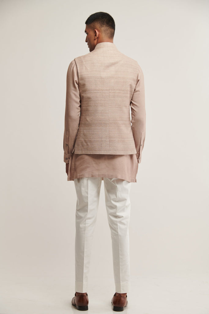 DIP DYED JAWAHAR JACKET IN MOON ROSE