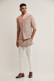 DIP DYED JAWAHAR JACKET IN MOON ROSE