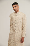 EMBROIDERED SHERWANI SET IN PINK DUST