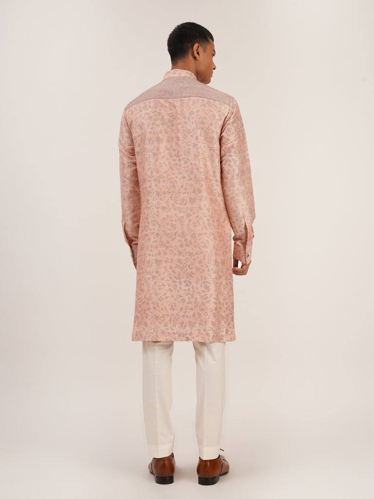 FRONT OPEN PRINTED KURTA SET