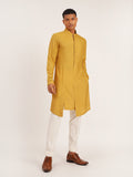 OFF CENTRE PLACKET HANDLOOM SHIRT