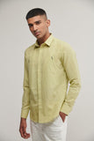 HANDLOOM SHIRT IN PALE MINT