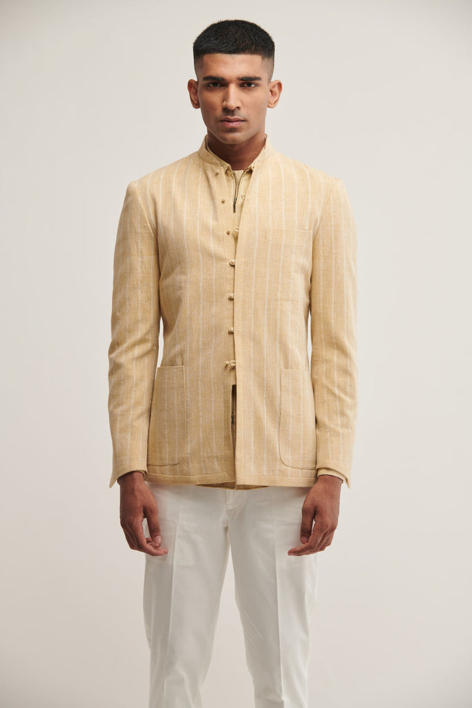 HANDLOOM SHIRT IN FADED LEMON