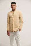 HANDLOOM SHIRT IN FADED LEMON