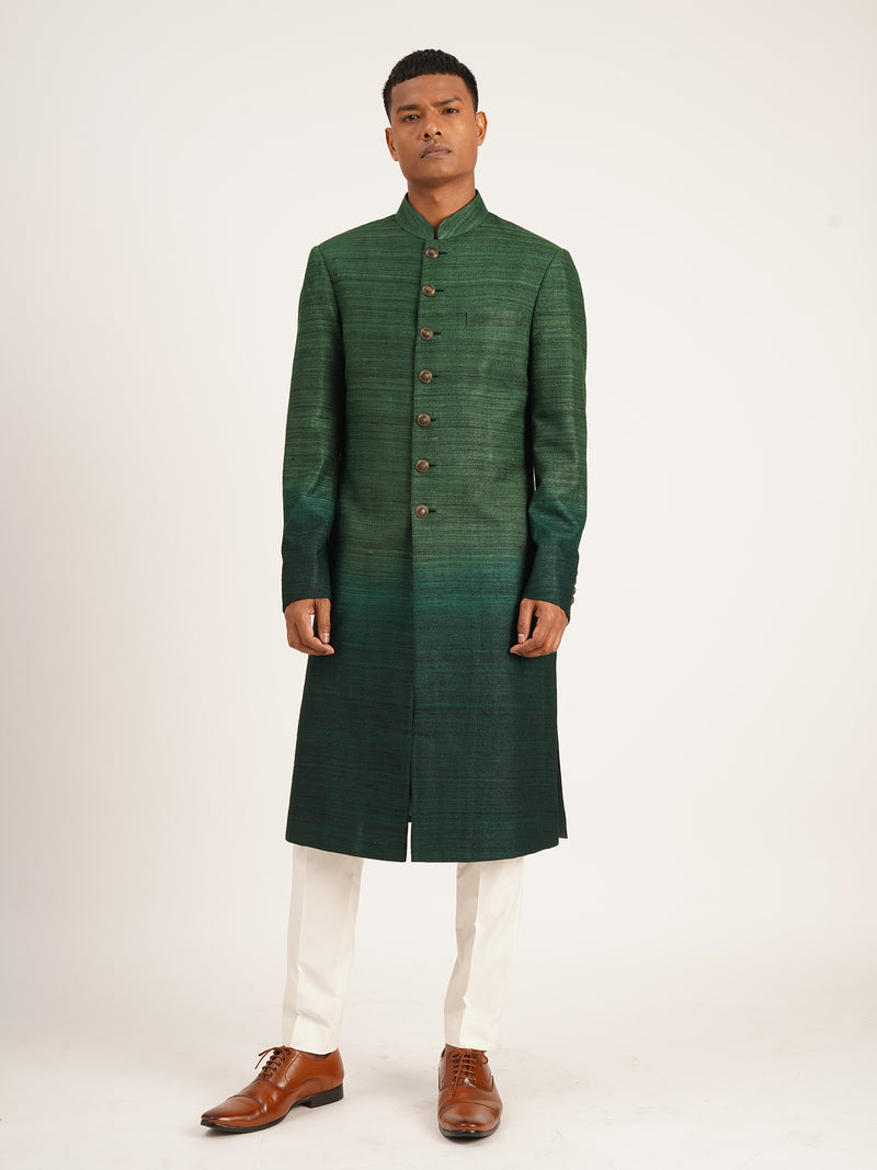 OMBRE SHERWANI SET