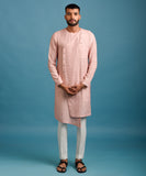 PINK COTTON KURTA SET