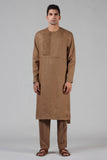 SLIM-FIT HEMP ANGRAKHA KURTA