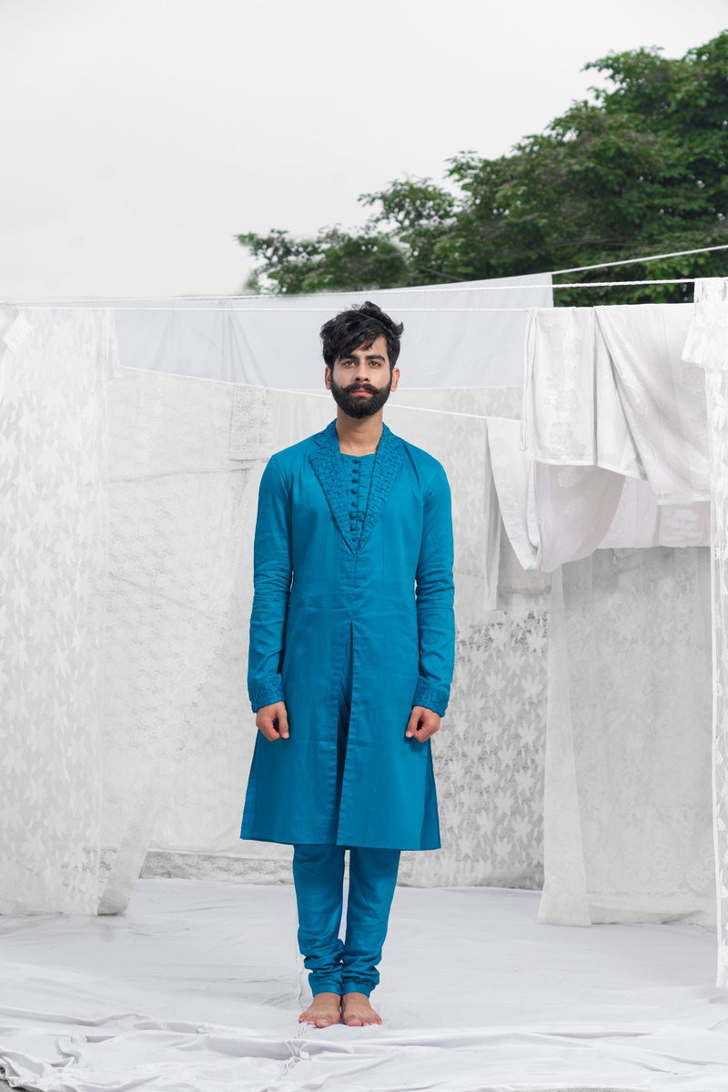 BLUE KURTA SET