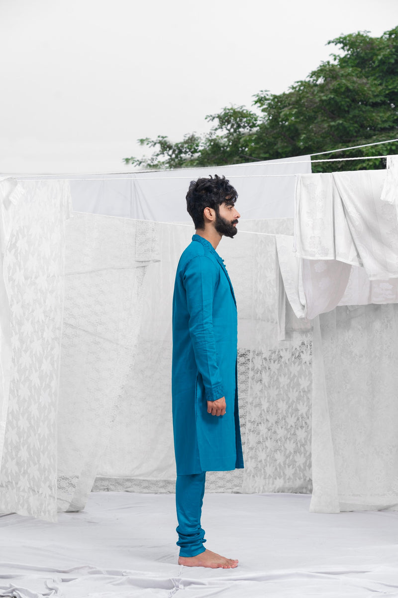 BLUE KURTA SET