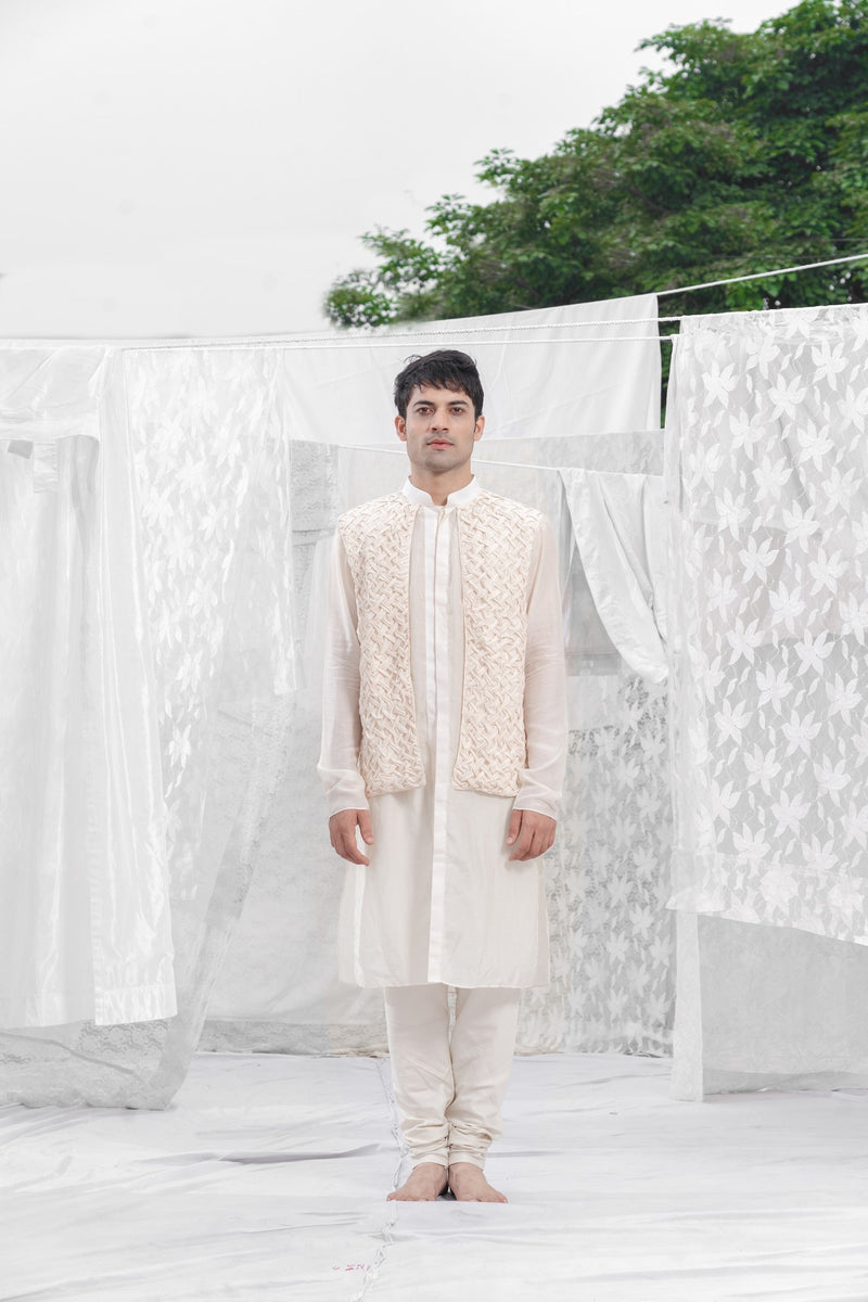 IVORY KURTA SET