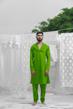 GREEN KURTA SET