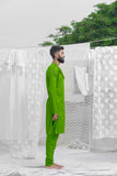 GREEN KURTA SET
