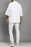 White Jogger With Trouser