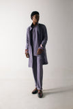 ENGLISH PURPLE OVERCOAT SET