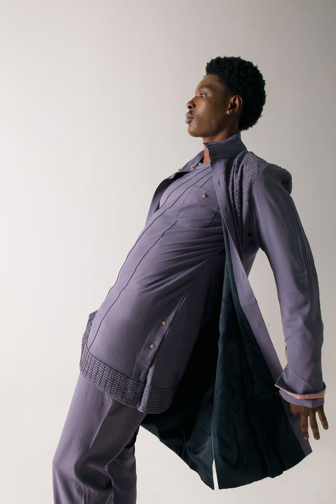 ENGLISH PURPLE OVERCOAT