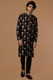 BLACK PERIWINKLE KURTA