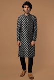 BLACK STAR PUFF KURTA