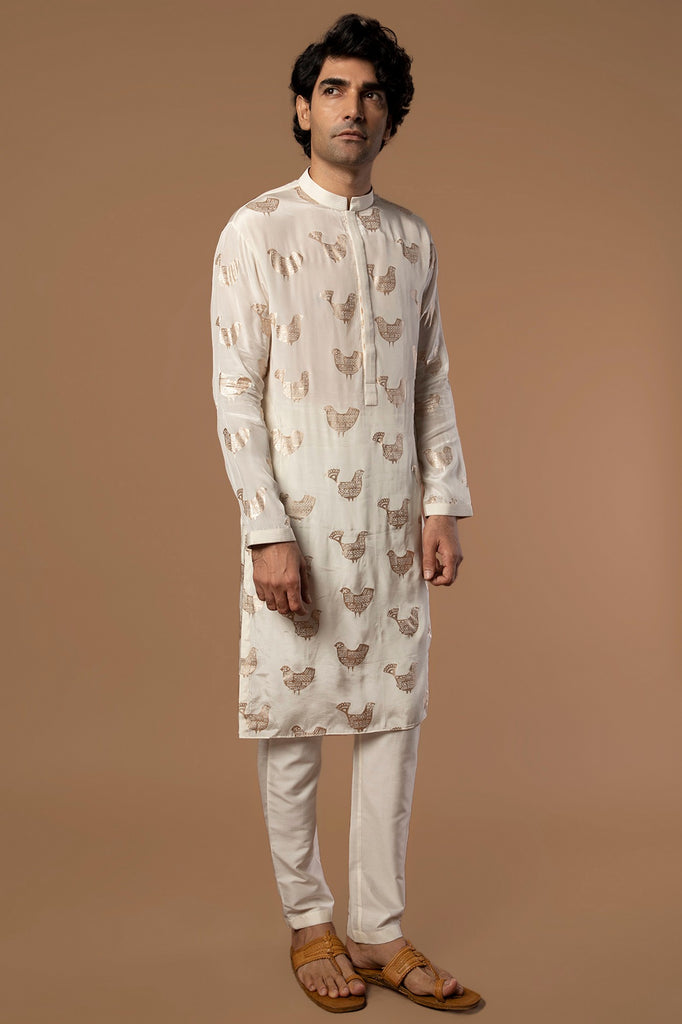 IVORY BIRD SONG KURTA