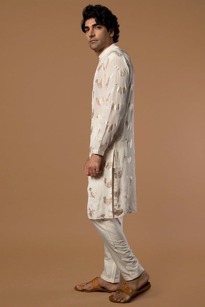 IVORY BIRD SONG KURTA