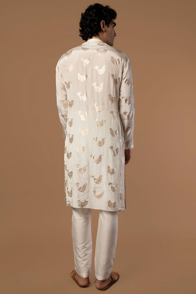 IVORY BIRD SONG KURTA