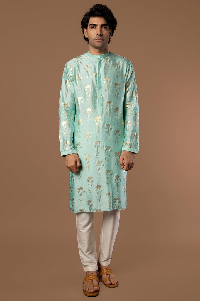 SEA BLUE PERIWINKLE KURTA