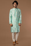 SEA BLUE PERIWINKLE KURTA