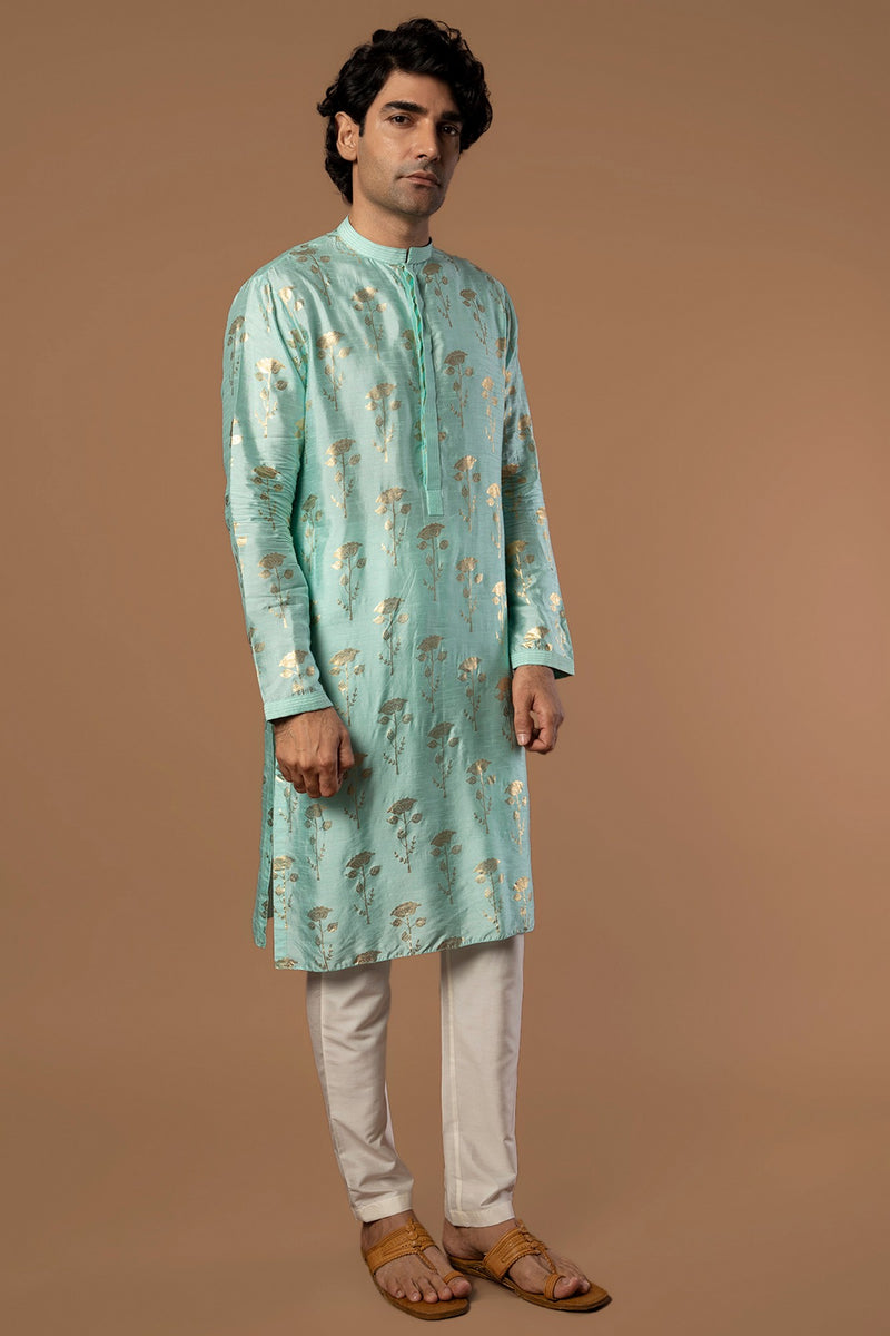 SEA BLUE PERIWINKLE KURTA