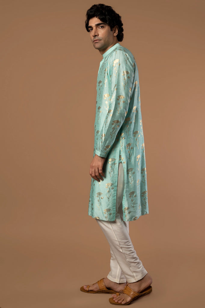 SEA BLUE PERIWINKLE KURTA