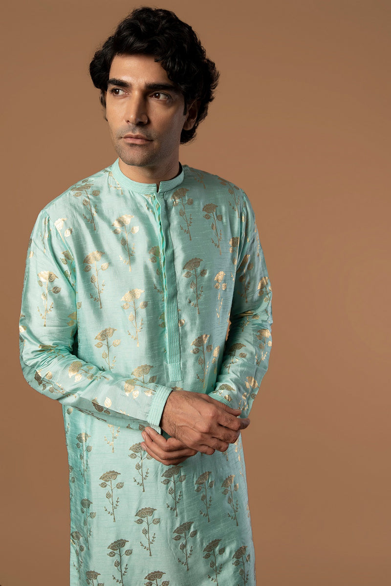 SEA BLUE PERIWINKLE KURTA