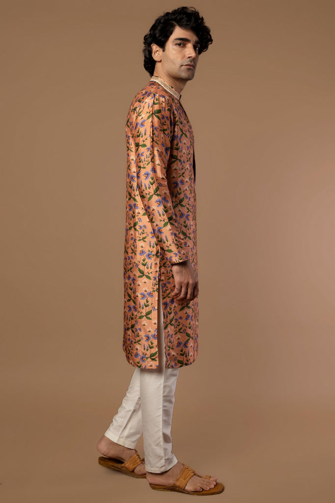 NUDE PINK FOREST STORY KURTA