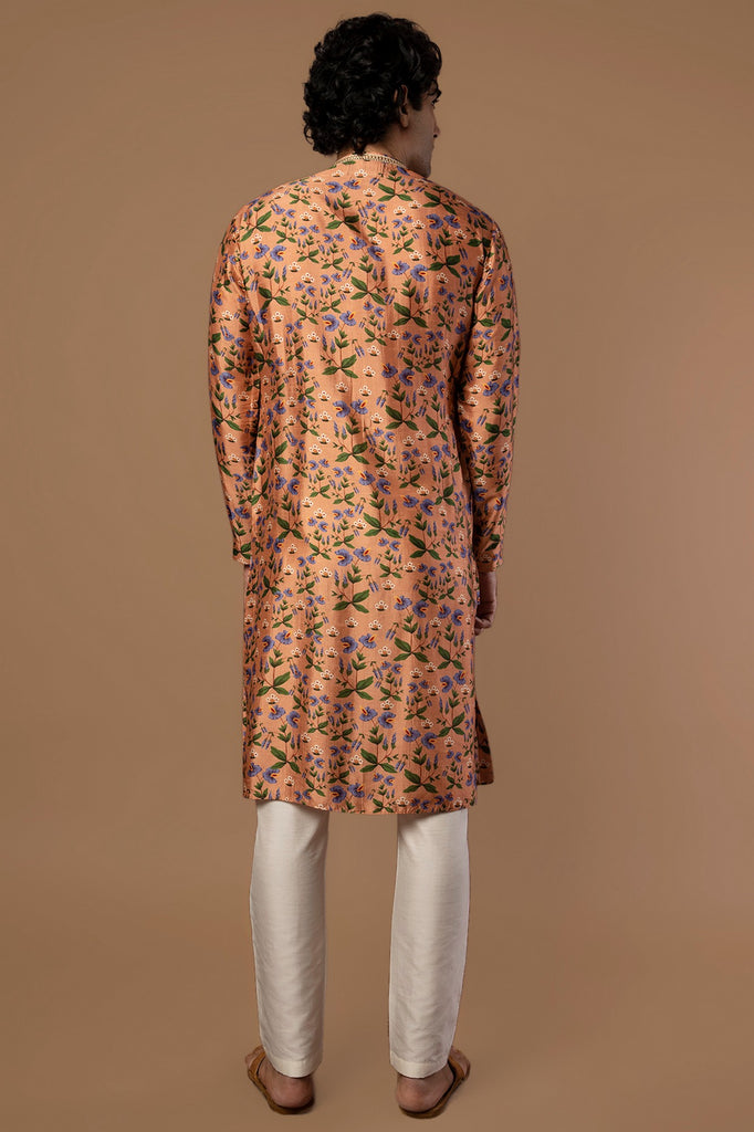 NUDE PINK FOREST STORY KURTA