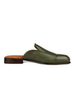 Moscow Mens Olive Green Mules