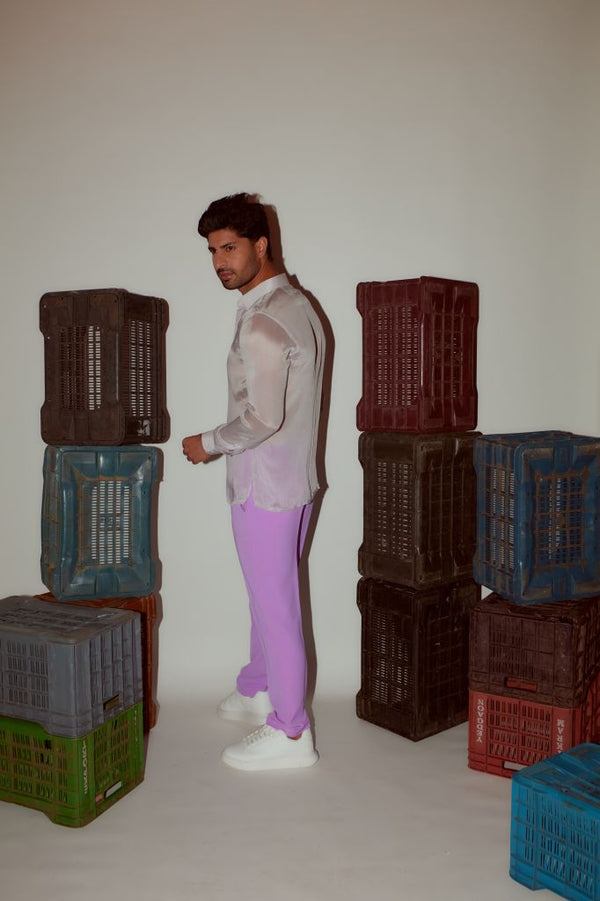 CHIFFON PRINTED SHIRT