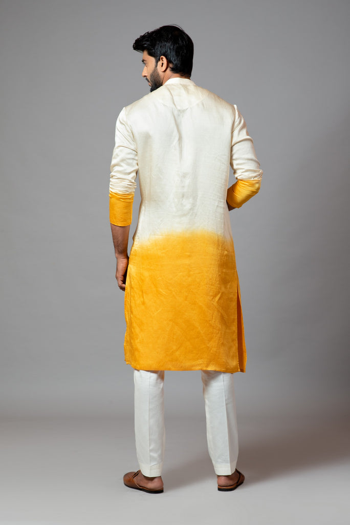 OMBRE SHADED KURTA AND PANT PAJAMA