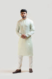 MINT GREEN EMBROIDERED KURTA SET
