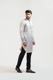 GREY GRADIENT EMBROIDERD KURTA SET