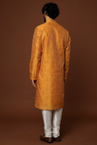 MUSTARD PRINTED KURTA SET