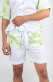 GREEN SCENE SHORTS