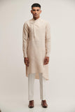 METAL EMBROIDERY KURTA IN MOON ROCK