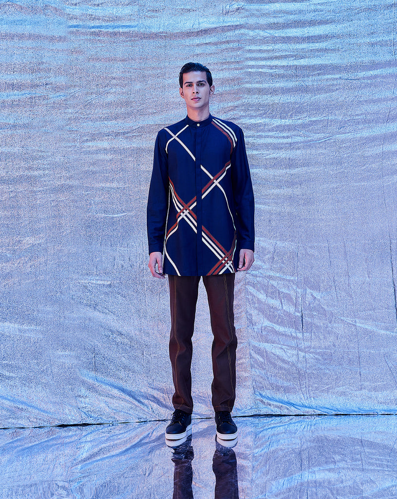 BINDING PATCH WORK SHORT KURTA