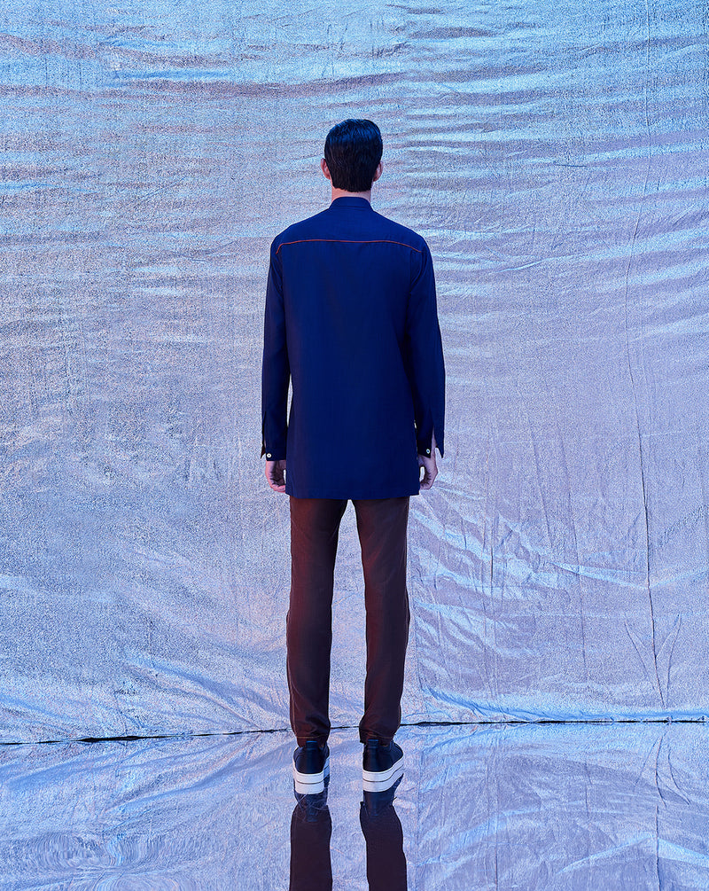 BINDING PATCH WORK SHORT KURTA