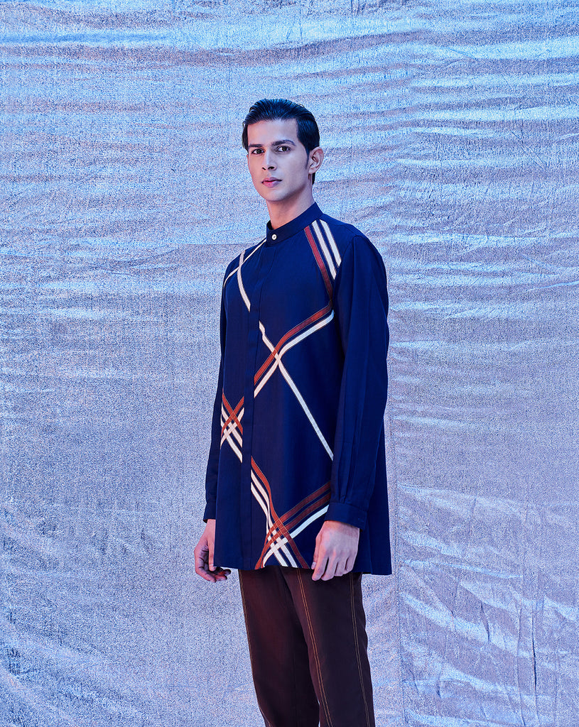 BINDING PATCH WORK SHORT KURTA