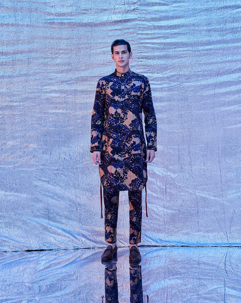 BLOTCH PRINT KURTA