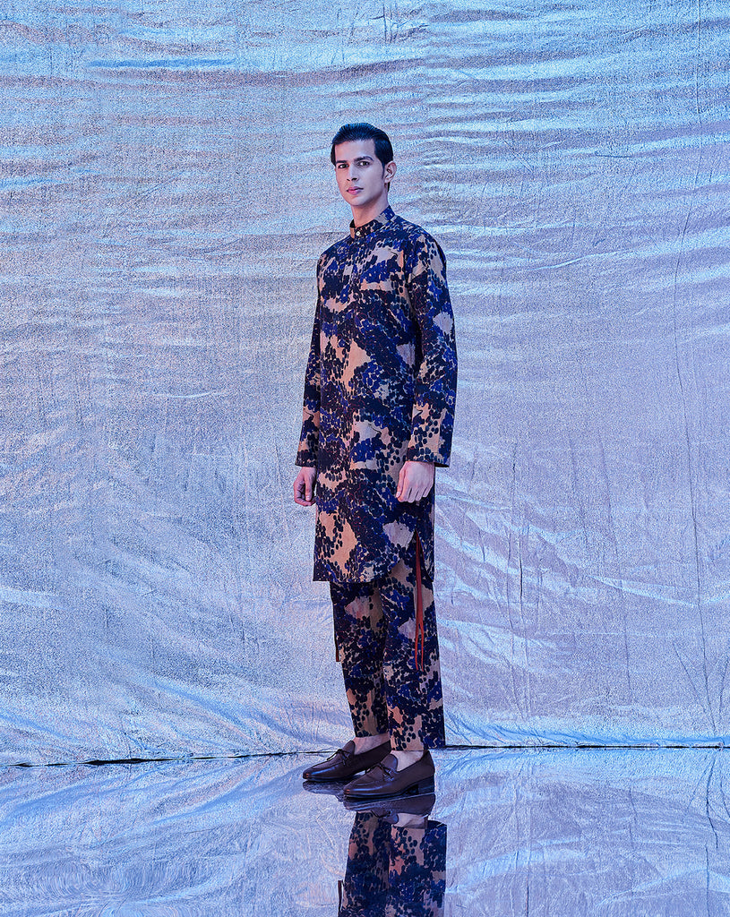 BLOTCH PRINT KURTA