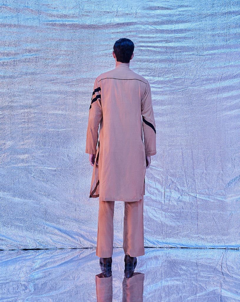 LINEAR PATCH WORK KURTA